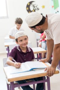 muslim teacher and student
